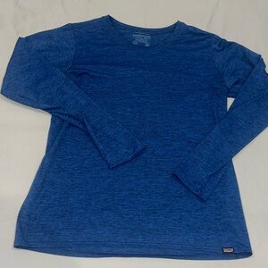 Patagonia Long Sleeve Capilene Cool Daily Shirt Blue- Women’s Medium